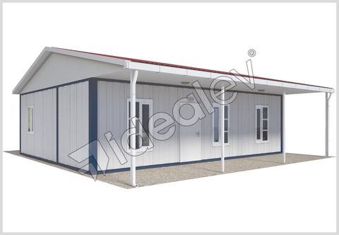 Prefabrik Evim Konteyner Ev 72 m2 (IMKE0720)
