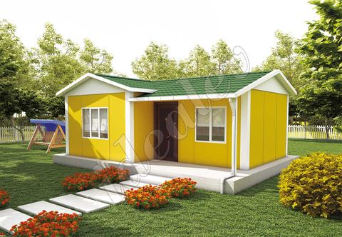 Prefabrik Evim Ekonomik 40m2 Prefabrik Ev (IMPET0400)