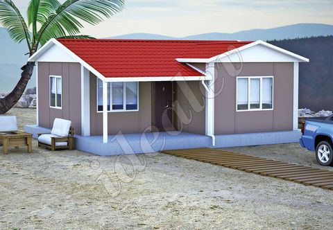 Prefabrik Evim Ekonomik 53m2 Prefabrik Ev (IMPET0530)