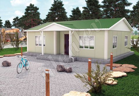 Prefabrik Evim Ekonomik 82m2 Prefabrik Ev (IMPET0820)