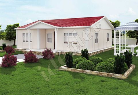 Prefabrik Evim Ekonomik 96m2 Prefabrik Ev (IMPET0960)