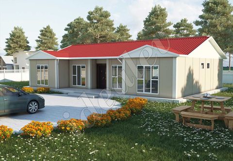 Prefabrik Evim Ekonomik 129m2 Prefabrik Ev (IMPET1290)