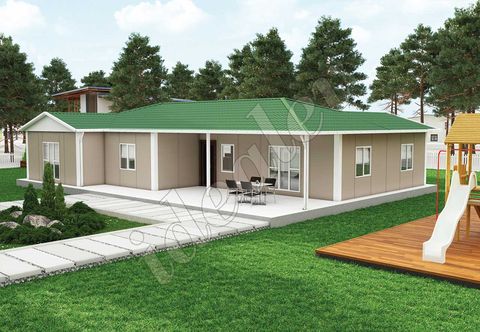 Prefabrik Evim Ekonomik 166m2 Prefabrik Ev (IMPET1660)