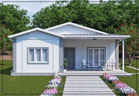 Prefabrik Evim 69 m2 Kampanyalı 2+1 Prefabrik Ev (IMPT0690)