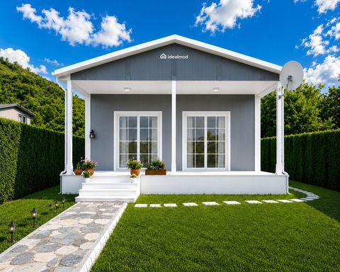 Prefabrik Evim 87 m2 Kampanyalı 2+1 Prefabrik Ev (IMPT0870)