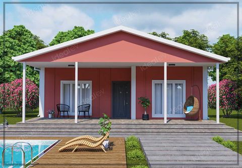 Prefabrik Evim 100 m2 Kampanyalı 3+1 Prefabrik Ev (IMPT1000)