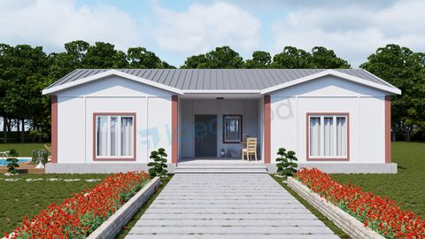 Prefabrik Evim 125 m2 Kampanyalı 3+1 Prefabrik Ev (IMPT1250)