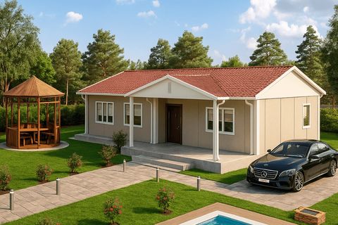 Prefabriko 103 m2 Prefabrik Ev