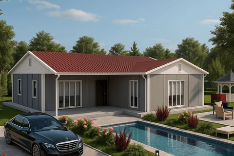 Prefabriko 114 m2 Prefabrik Ev