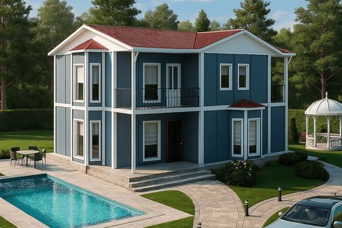 Prefabriko 155 m2 Dubleks Prefabrik Ev