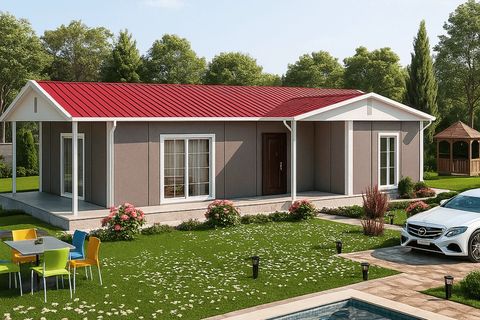 Prefabriko 80 m2 Prefabrik Ev