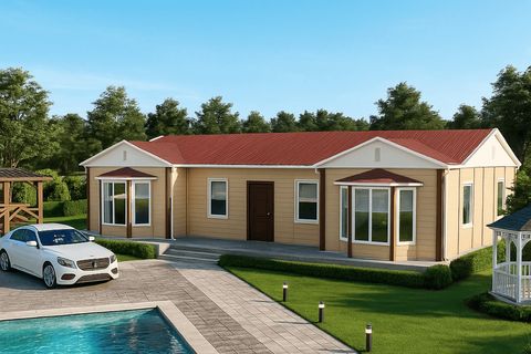 Prefabriko 98 m2 Prefabrik Ev