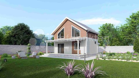 Prefabrikten 100 m2 Dubleks Çelik Ev (CHC_01)