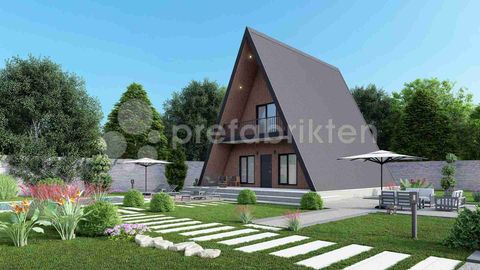 Prefabrikten 115 m2 Dubleks Çelik Ev (CHC_02)