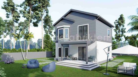 Prefabrikten 152 m2 Dubleks Çelik Ev (CHC_04)