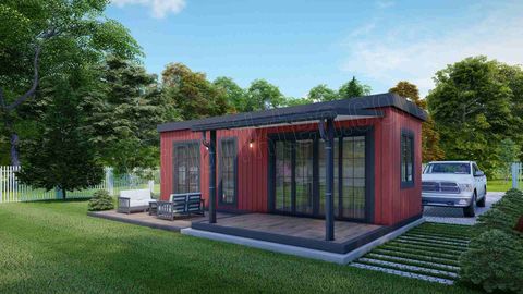 Prefabrikten Flat Line Modül Ev-1+1 (FLMOE-2-1)