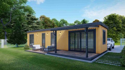 Prefabrikten Flat Line Modül Ev-2+1 (FLMOE-4-1)