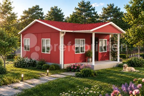 Prefabrikten Tek Katlı Prefabrik Ev 45 m2 (P 512)