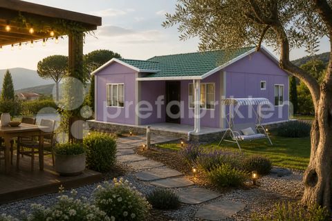Prefabrikten Tek Katlı Prefabrik Ev 68 m2 (P 517)