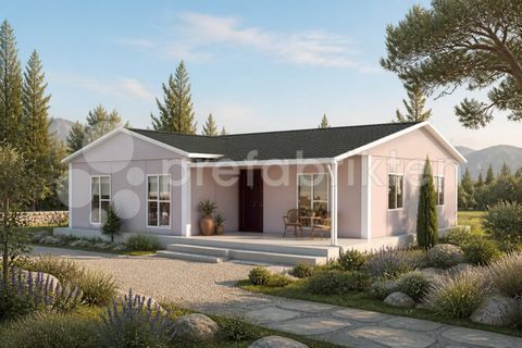 Prefabrikten Tek Katlı Prefabrik Ev 117 m2 (P 531)