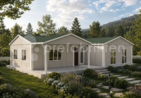 Prefabrikten Tek Katlı Prefabrik Ev 123 m2 (P 533)