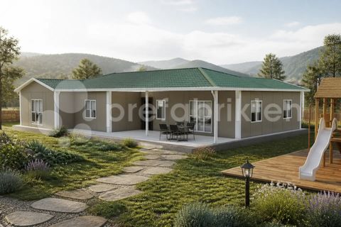 Prefabrikten Tek Katlı Prefabrik Ev 166 m2 (P 537)