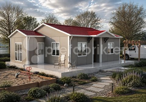 Prefabrikten Tek Katlı Prefabrik Ev 72 m2 (P 538)