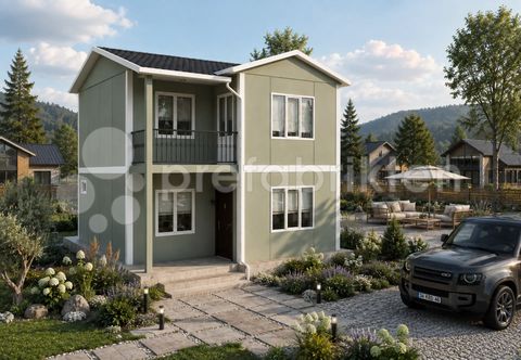 Prefabrikten Dubleks Prefabrik Ev 82 m2 (P 711)