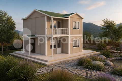 Prefabrikten Dubleks Prefabrik Ev 92 m2 (P 712)