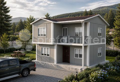 Prefabrikten Dubleks Prefabrik Ev 105 m2 (P 715)