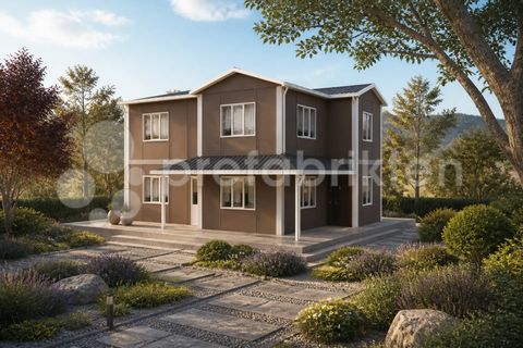 Prefabrikten Dubleks Prefabrik Ev 142 m2 (P 721)