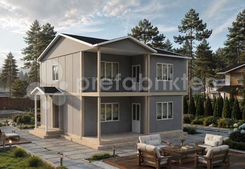 Prefabrikten Dubleks Prefabrik Ev 150 m2 (P 723)