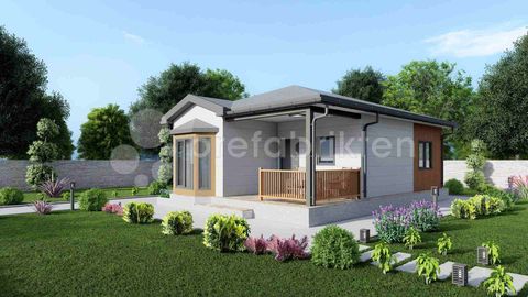 Prefabrikten 65 m2 Tek Katlı Çelik Ev (THC_01)
