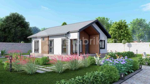 Prefabrikten 87 m2 Tek Katlı Çelik Ev (THC_02)