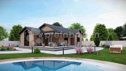 Prefabrikten 128 m2 Tek Katlı Çelik Ev (THC_05)